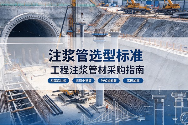 柳江注浆管选型标准