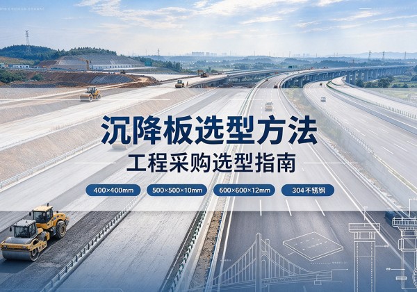 柳江沉降板选择方法