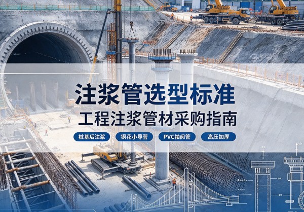 柳江注浆管选型标准